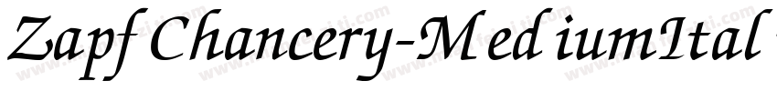 ZapfChancery-MediumItalic Ex字体转换